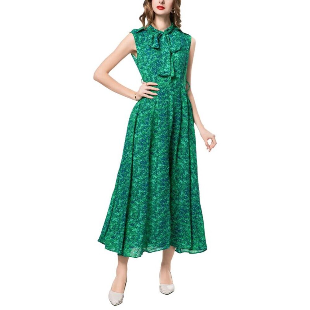 Burryco Womens  Sleeveless Midi Dress